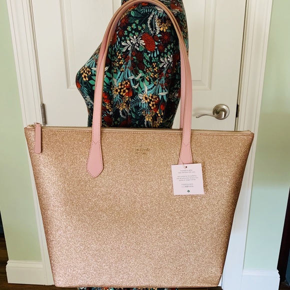 Kate spade rose gold tote Clearance
